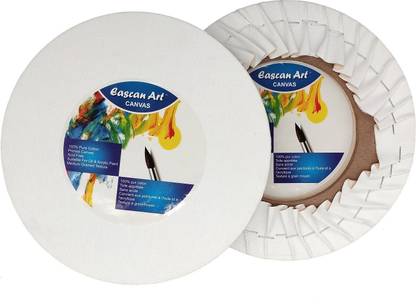 Eascan Art 8 Cotton Medium Grain Pre Stretched Canvas (Set of 2)