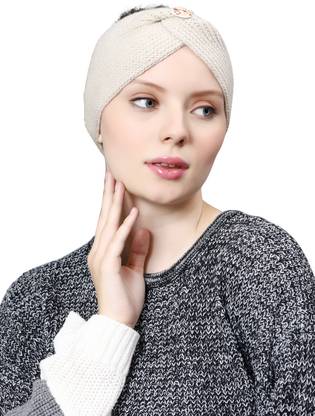 Intelligent Womens Warm Chenille Knitted Headband Earwarmer Winter accessories (Beige) Head Band