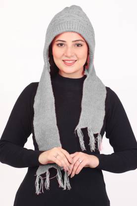 trendbite Self Design Women Muffler