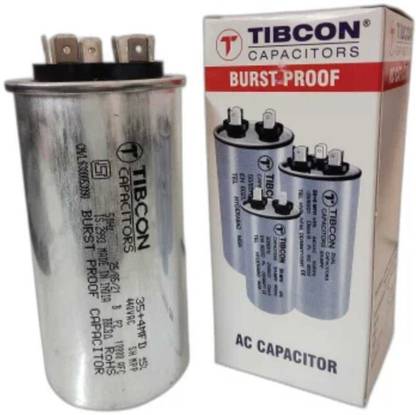 Spinxx Tibcon Capacitor 35+4 MFD 440V for ( 1 Ton & 1.5 Ton ) Air conditioner Multiple Power Capacitor