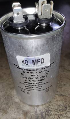 ADN Capacitor 40 MFD Power Capacitor