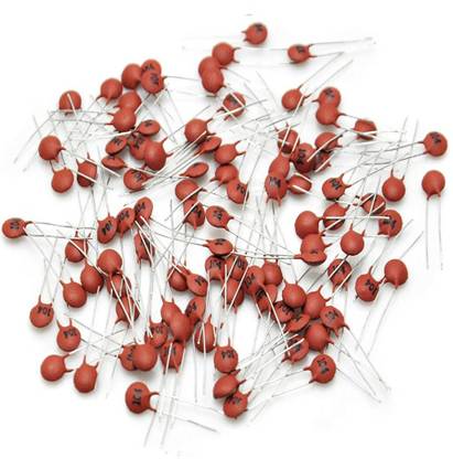 SunRobotics 100pF 50V Ceramic Through-hole Capacitor 100 Pcs Best For DIY Projects Ceramic Capacitor