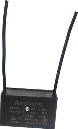 Ardnib Kitchen Chimney Capacitor 6uf/450vac Electrolytic Capacitor