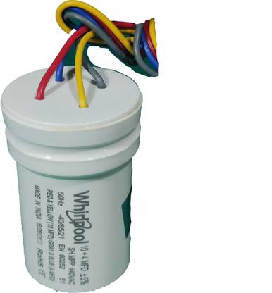 Arvika Sales Original Whirlpool Capacitor 10+4 MFD for Semi-Automatic Washing Machine Power Capacitor