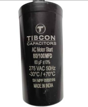 Spinxx TIBCON 80/100 MFD 440V Running / Starting Capacitor For 1.5 Ton Air conditioner Power Capacitor