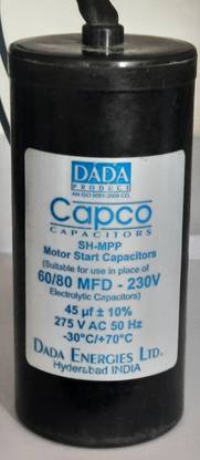 CAPCO CAPACITOR 60/80 MFD Power Capacitor