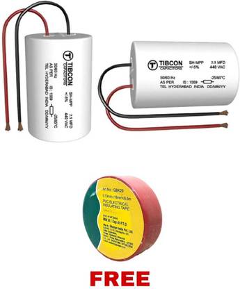 SITARA TIBCON ORIGINAL 2.5 MFD FAN CAPASITOR Power Capacitor