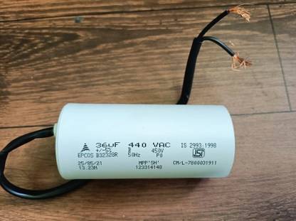 Epcos Capacitor Epcos 36uF 440 VAC 50Hz Paper Capacitor
