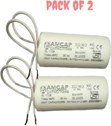 ASEP Ceiling Fan capacitor & condenser 3.15 MFD high speed fan condenser pack 2 Super Capacitor