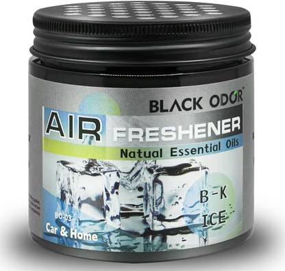 CARZEX Black Odor B-K ICE Scented Black Odor B-K ICE Oils Air Freshener for Car, Home, and Office (180 gm) Air Purifier