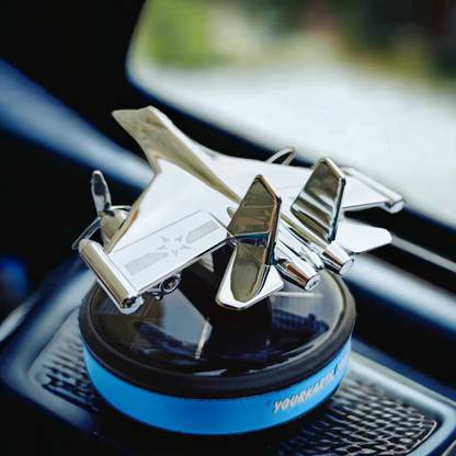 YOURKARTS.COM VAAYU DOUBLE JET Plane Solar Car Air Freshener working under sunlight VAAYU DOUBLE JET Plane Solar Car Air Freshener Air Purifier