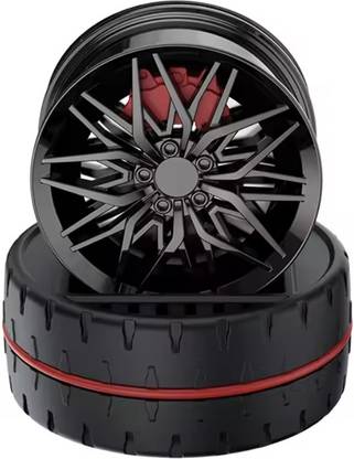 YOURKARTS.COM Automatic Rotation Air Freshener || Racing Car Wheels Design, Solar Powered Perfume Air Purifier