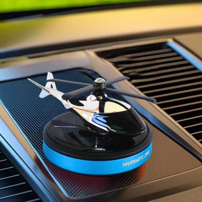 YOURKARTS.COM Solar Powered Rotating Helicopter Aroma cure Furnishing Air Freshener Flavoring Air Freshener Flavoring Solar Car Perfume Air Purifier Air Purifier