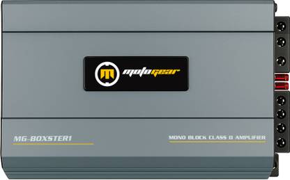 MOTOGEAR Mono Block Power Amplifier 1 channel max. power 1200 w pack of 1 Mono Class D Car Amplifier