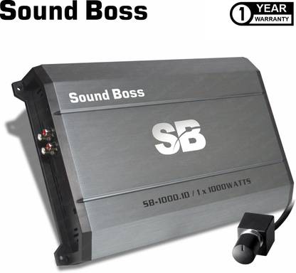 Sound Boss SB-1000.1D COMPETITION SERIES 7400W MAX Digital Linkable Block Mono Class D Car Amplifier