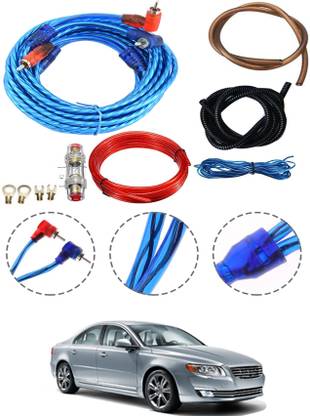 MATIES Universal Amplifier Wiring Insllation Kit For S80 Volvo 2014 Two Class B Car Amplifier