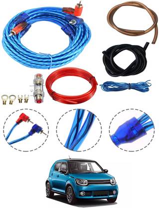 MATIES Universal Amplifier Wiring Insllation Kit For Ignis Maruti Suzuki 2017 Two Class B Car Amplifier