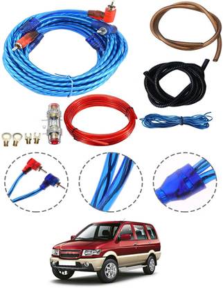AYW 4 Gauge Amplifier Wiring Insllation Kit For Tavera Chevrolet 2004 Two Class B Car Amplifier