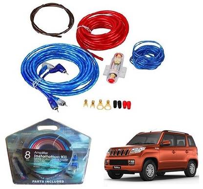 After cars Amplifier Installation Wiring kit for Mahindra TUV 300 Multi Class B Car Amplifier