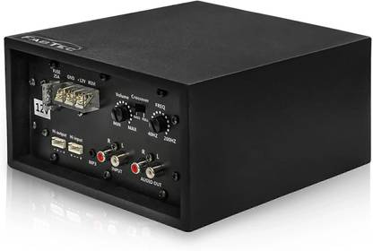 FABTEC 12V Dual Channel 120W Stereo Power Mono Amp Audio,Woofer kit Mono Class AB Car Amplifier
