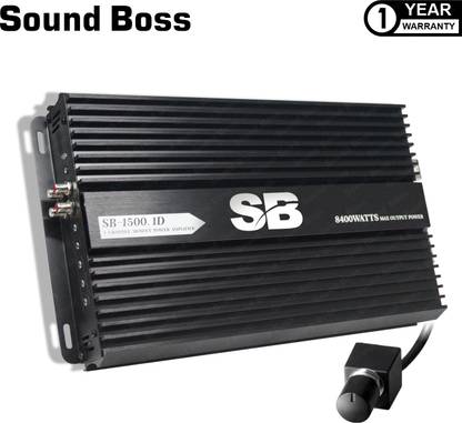 Sound Boss SB-1500.1D 8400W MAX Digital Linkable Block HI-FI Mono Class D Car Amplifier