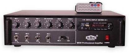 Vora PA Amplifier / 3055 Transistor | 4 Mic Inputs | AC/DC Support 002 85 W AV Control Amplifier