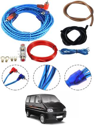 AYW 4 Gauge Amplifier Wiring Insllation Kit For Eeco Maruti 2010 Two Class B Car Amplifier