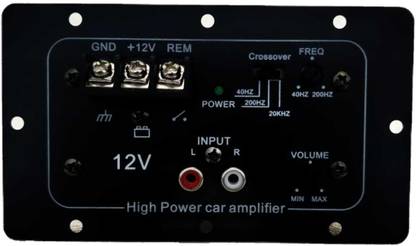 oshix Car Amplifier for 8-10-12 Inch Subwoofer (12v 120w) Mono Amplifier Mono Class AB Car Amplifier