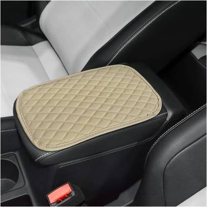 Auto Oprema Car Center Pad , Universal Fit For Car Waterproof Armrest Seat Pad 7D (Beige) Car Armrest Pad Cushion