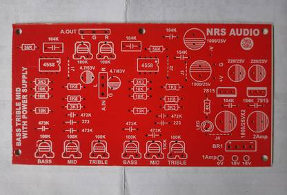 NRS AUDIO PCB Tone Control Car Audio Panel Remover