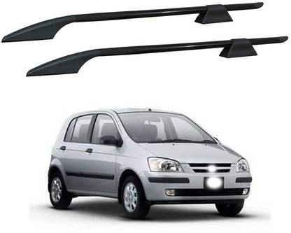 Shopone Car Stylish Roof Rails (Drill Free) in Rocket Curve Design in Black Colour_47 Car Beading Roll For Hood