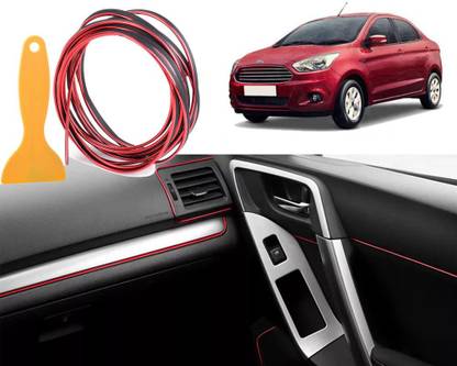 Selifaur RS85 5M Car Styling Interior Strips Moulding Trim Dashboard Door Aspire Car Beading Roll For Grill and Garnish Cover, Bumper, Window, Door, Trunk