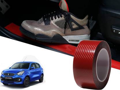AUTO PEARL Car Door Sill Protector 5D Carbon Fiber Anti-Collision Automotive Vinyl Tape 029 Car Beading Roll For Bumper, Door, Grill and Garnish Cover, Trunk, Window Sill