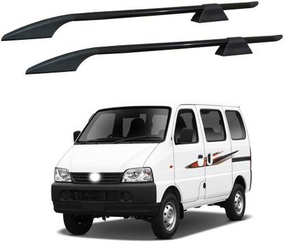 Shopone Car Stylish Roof Rails (Drill Free) in Rocket Curve Design in Black Colour_36 Car Beading Roll For Hood