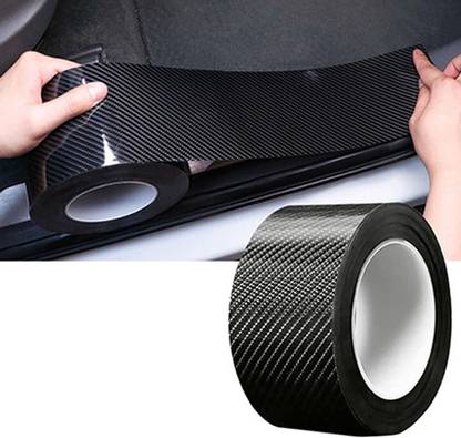 Just Four You HI-Gloss Black Carbon Fiber Style Waterproof Tape For Gusto 50 mm x 5 m Carbon Fiber Black Reflective Tape