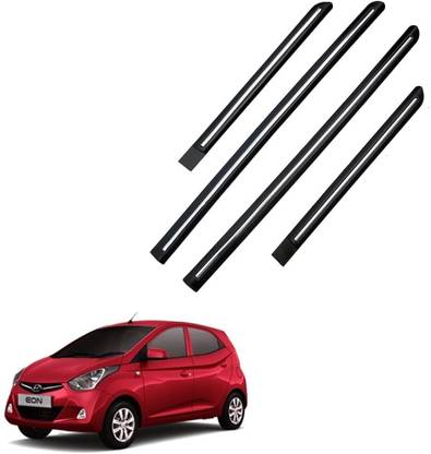 TECHMOZ HYUNDAI EON DOOR SIDE BEADING CHROME LINE SET OF 4 Car Beading Roll For Door