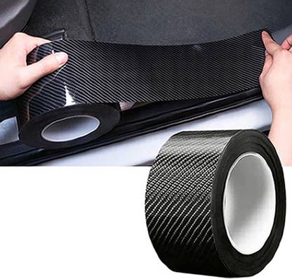 colorsole HI-Gloss Black Carbon Fiber Style Waterproof Tape For 800 50 mm x 5 m Carbon Fiber Black Reflective Tape