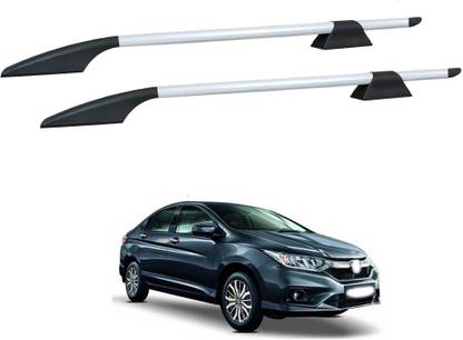 Shopone Car Stylish Roof Rails (Drill Free) in Rocket Curve Design in Silver Colour_22 Car Beading Roll For Hood