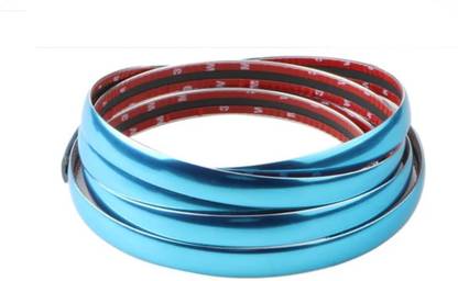 BHOOLU&GOOLU Self Adhesive Chrome Strip Car Styling Decorative Roll - (1.5Cm*3M)- 1 Roll/Pack Car Beading Roll For Bumper, Window Sill, Door, Bonnet, Boot Lid