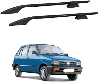 Shopone Car Stylish Roof Rails (Drill Free) in Rocket Curve Design in Black Colour_59 Car Beading Roll For Hood