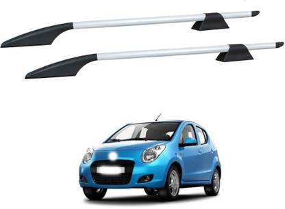 Shopone Car Stylish Roof Rails (Drill Free) in Rocket Curve Design in Silver Colour_32 Car Beading Roll For Hood