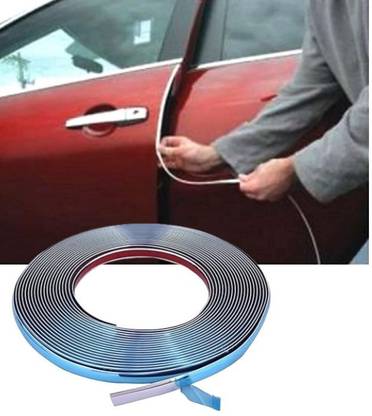 RINTL Blue lamination for Cars and Multiuse 09 Meter 12 mm Side Beading Roll Car Beading Roll For Door, Window