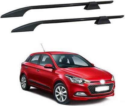 Shopone Car Stylish Roof Rails (Drill Free) in Rocket Curve Design in Black Colour_54 Car Beading Roll For Hood