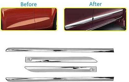 CARSHADE Full Chrome Side Beading Protector for HONDA City Model Car Beading Roll For Door