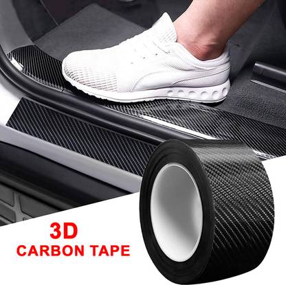 D-fix 3D Carbon Fiber Car Tape, High Gloss Carbon Fibre Tape, Anti Scratch Tape Car Beading Roll For Bumper, Door, Window Sill, Trunk