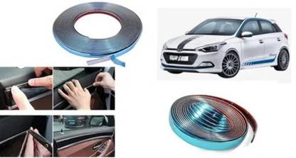 Gintl AutoEdge Blue Beading RollBlue 05 Meter 12 mm Side Car Beading Roll For Window