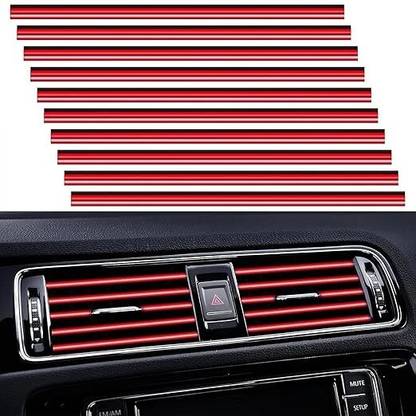 Windwarrior Universial red Car Air Conditioner Vent Car Beading Roll For Window