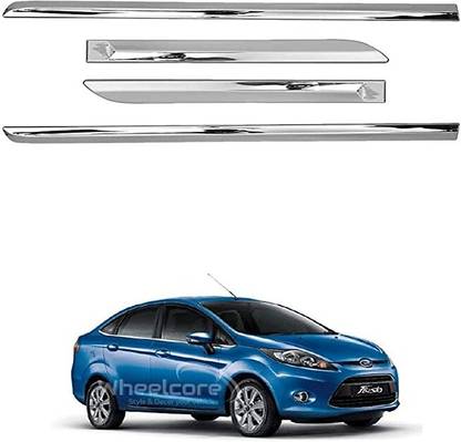 CARSHADE Full Chrome Side Beading Protector for FORD Fiesta Model Car Beading Roll For Door