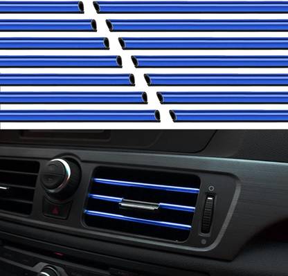 SVULINT Car Air Conditioner Decoration Strip for Vent Outlet Car Beading Roll For Window