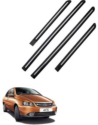 TECHMOZ TATA INDIGO DOOR SIDE BEADING CHROME LINE SET OF 4 Car Beading Roll For Door